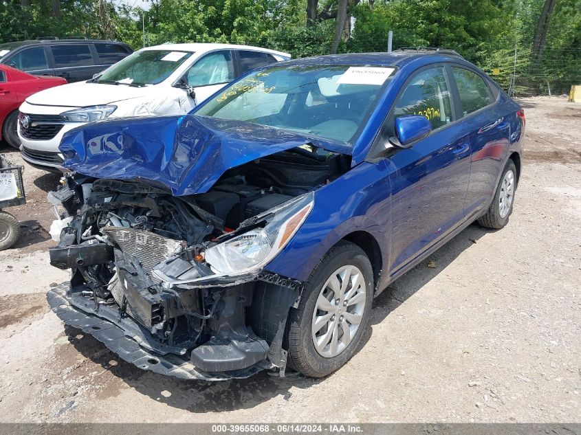 2020 Hyundai Accent Se VIN: 3KPC24A6XLE092960 Lot: 39655068