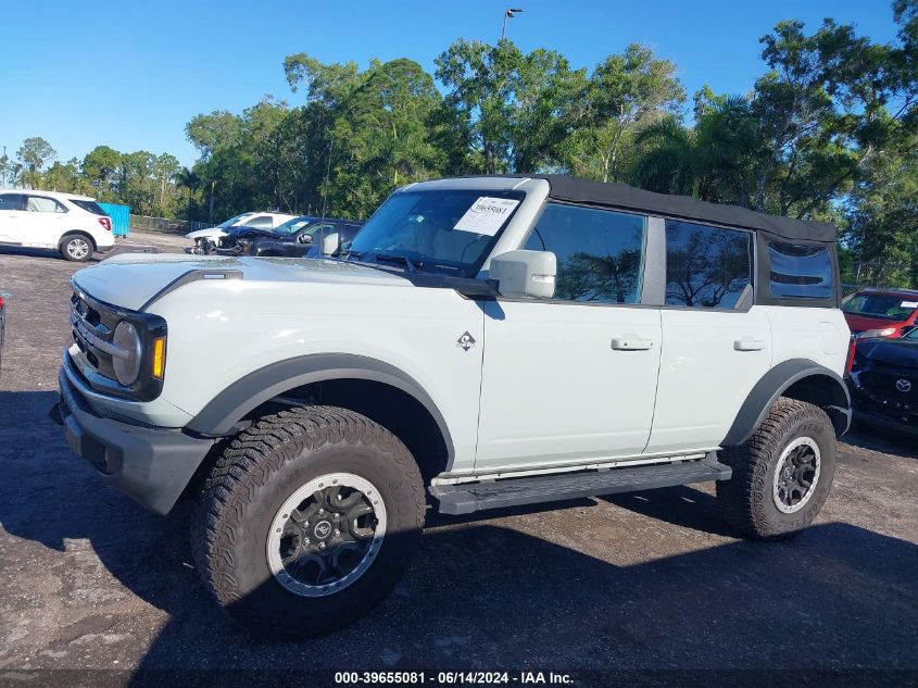 2022 Ford Bronco Outer Banks VIN: 1FMEE5DP8NLA88776 Lot: 39655081