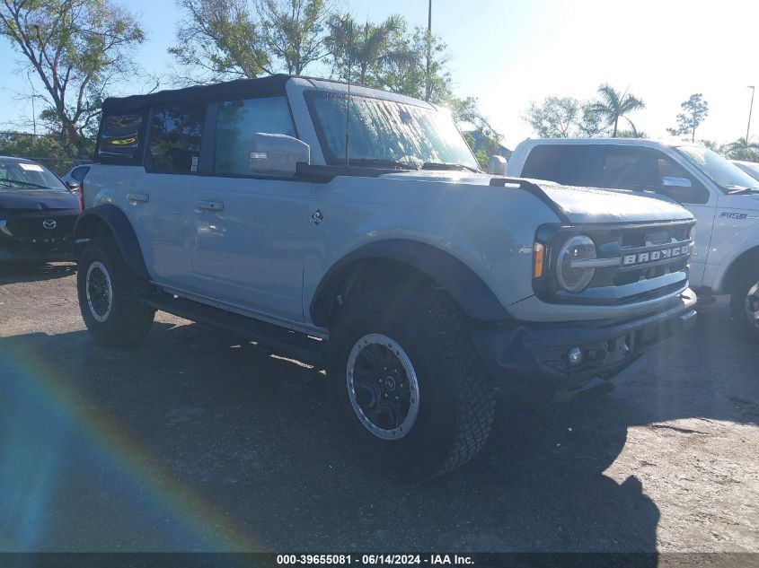 2022 Ford Bronco Outer Banks VIN: 1FMEE5DP8NLA88776 Lot: 39655081