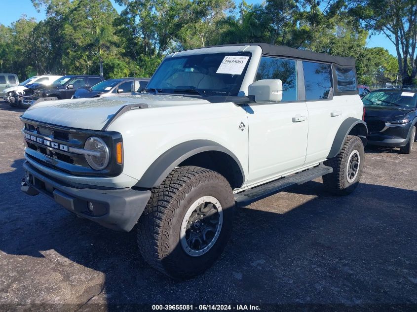 2022 Ford Bronco Outer Banks VIN: 1FMEE5DP8NLA88776 Lot: 39655081