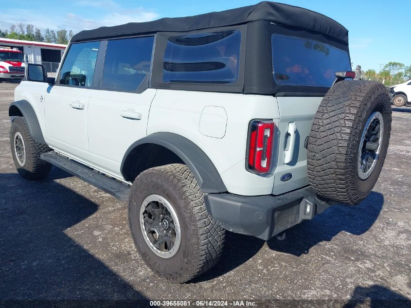 2022 Ford Bronco Outer Banks VIN: 1FMEE5DP8NLA88776 Lot: 39655081