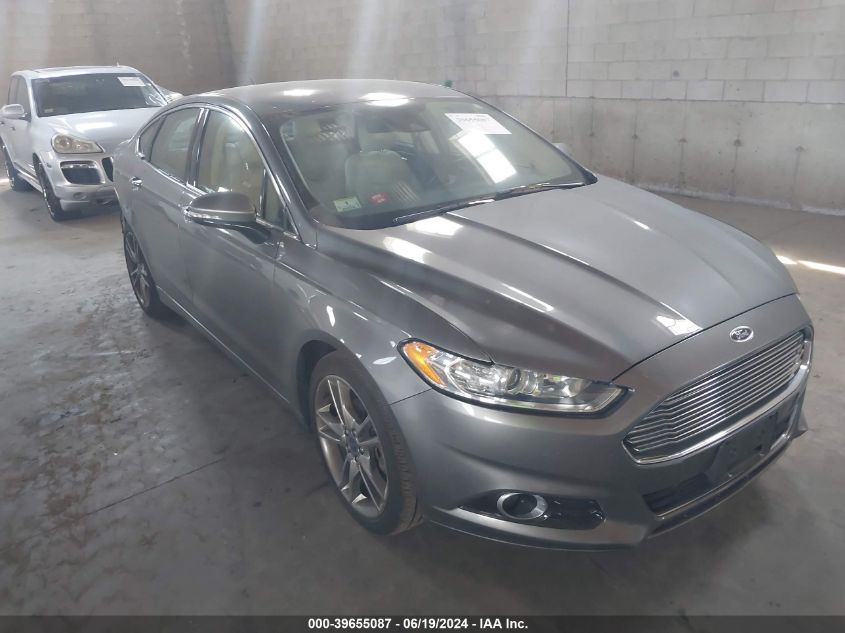 2014 Ford Fusion Titanium VIN: 3FA6P0D95ER345469 Lot: 39655087