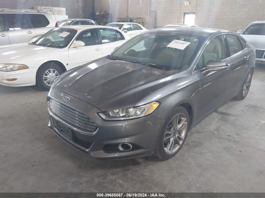 2014 Ford Fusion Titanium VIN: 3FA6P0D95ER345469 Lot: 39655087