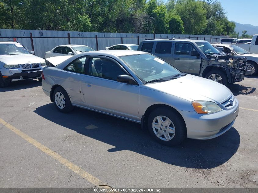 2003 Honda Civic Lx VIN: 1HGEM21553L054219 Lot: 39655101