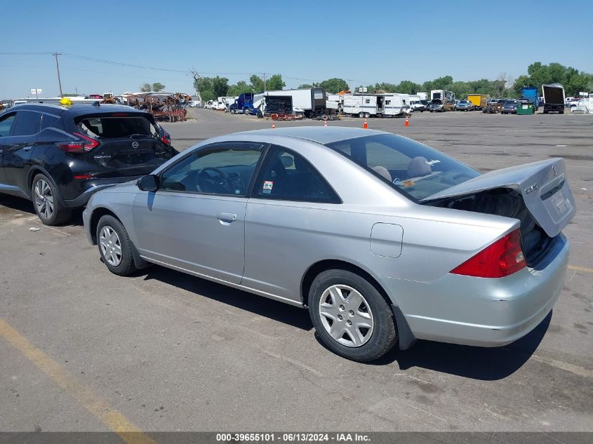 2003 Honda Civic Lx VIN: 1HGEM21553L054219 Lot: 39655101