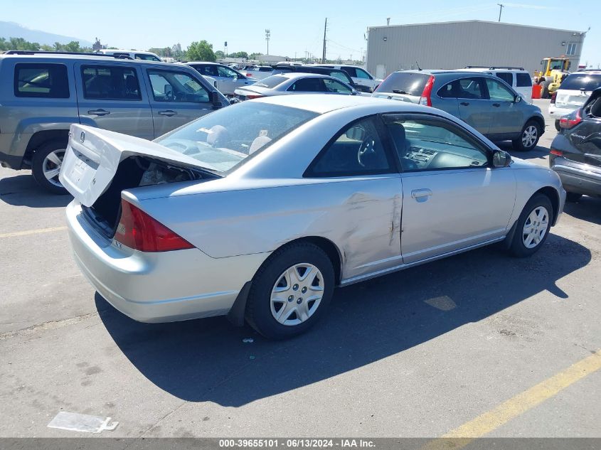 2003 Honda Civic Lx VIN: 1HGEM21553L054219 Lot: 39655101