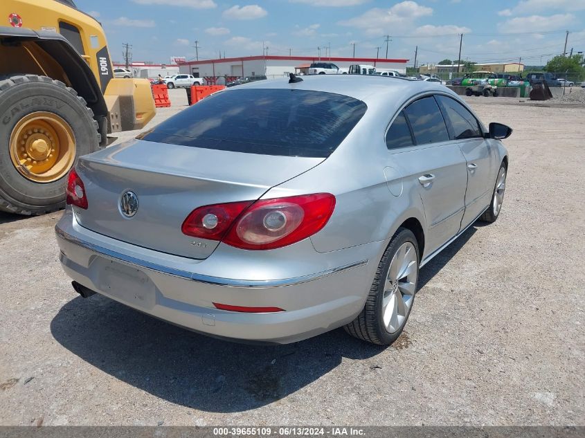 2011 Volkswagen Cc Lux Limited VIN: WVWHN7AN8BE727089 Lot: 39655109