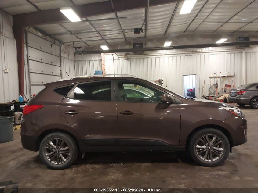 2014 Hyundai Tucson Se VIN: KM8JUCAG5EU812766 Lot: 39655110