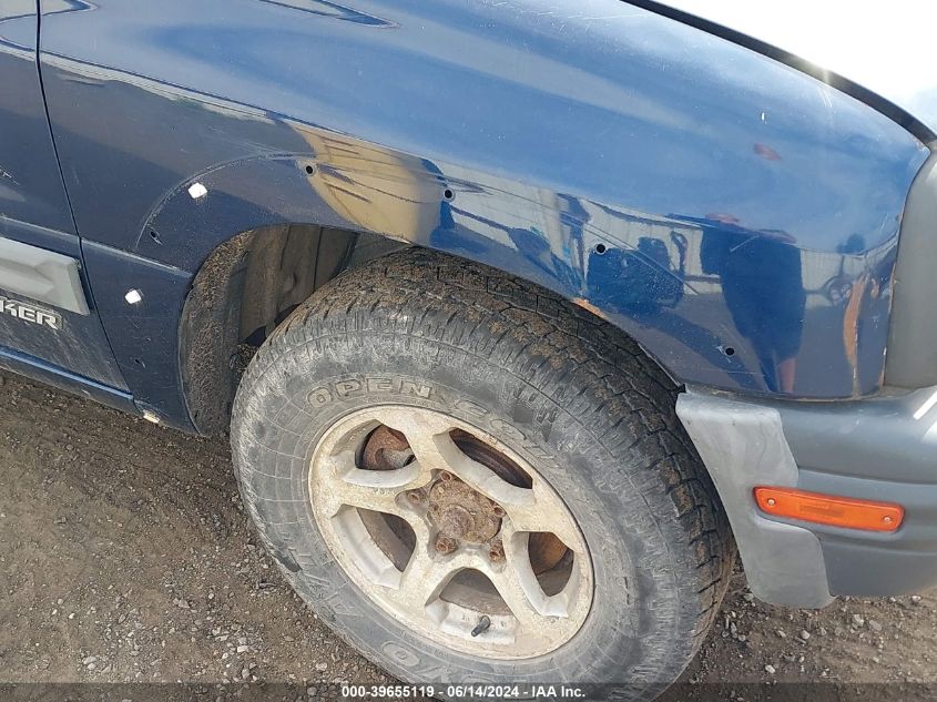 2003 Chevrolet Tracker Hard Top Zr2 VIN: 2CNBJ734836935092 Lot: 39655119