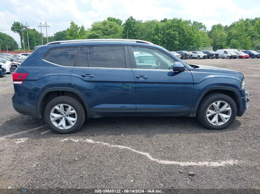 2018 Volkswagen Atlas 3.6L V6 S VIN: 1V2GR2CA2JC516878 Lot: 39655122