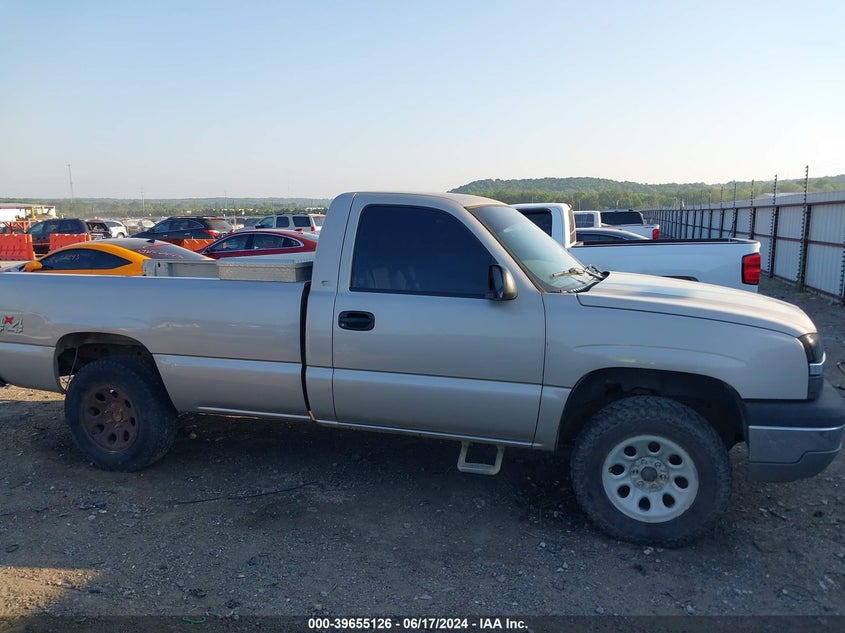 2005 Chevrolet Silverado 1500 Work Truck VIN: 1GCEK14V15E215957 Lot: 39655126