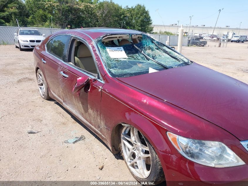 2007 Lexus Ls 460 VIN: JTHBL46F275048291 Lot: 39655134