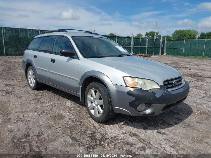 2006 Subaru Outback 2.5I VIN: 4S4BP61C567331720 Lot: 39655150