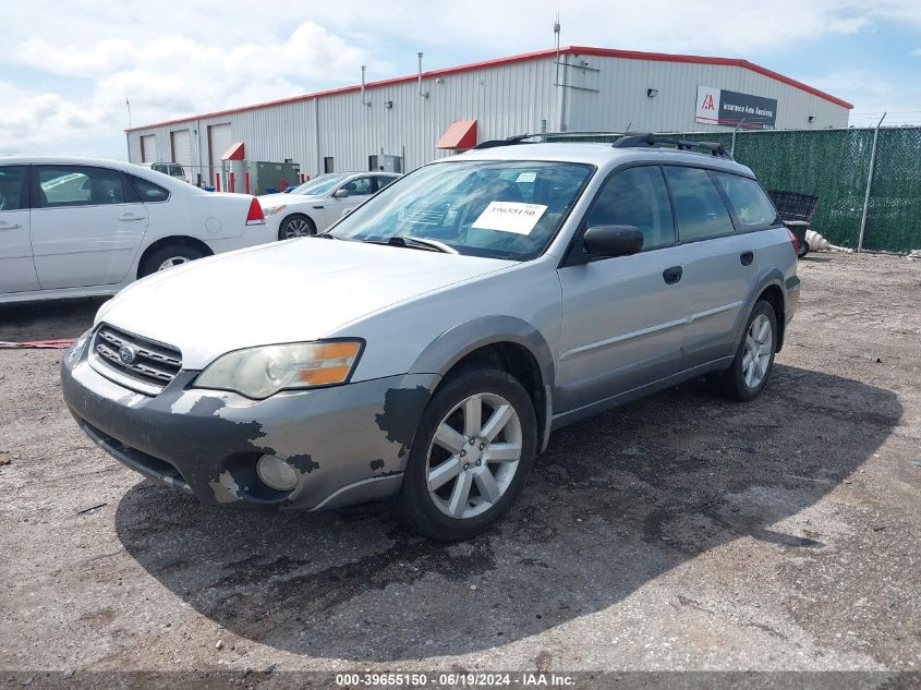 2006 Subaru Outback 2.5I VIN: 4S4BP61C567331720 Lot: 39655150