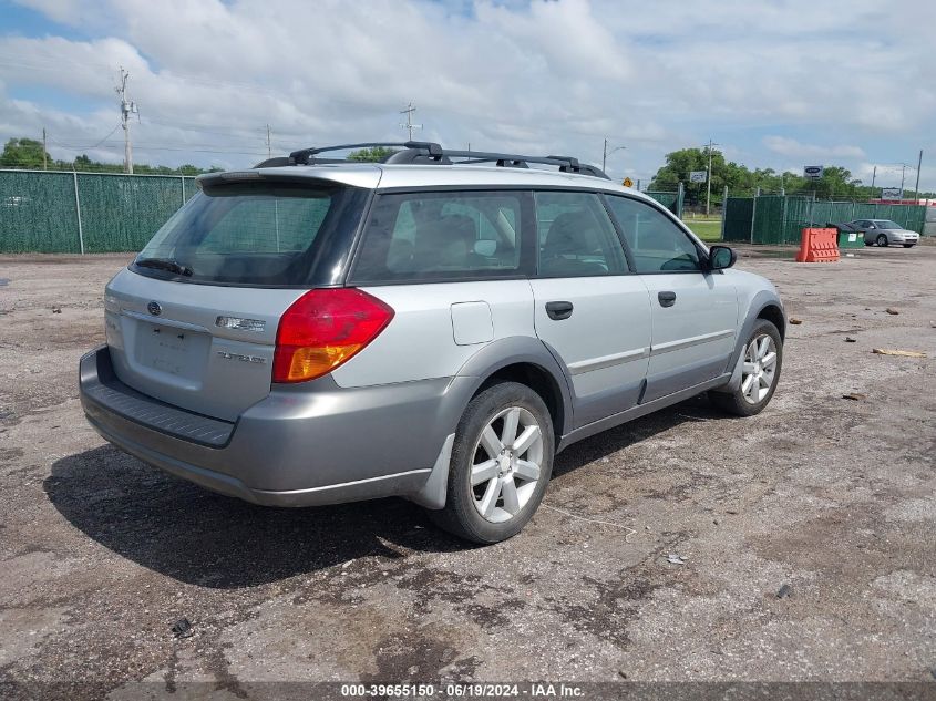 2006 Subaru Outback 2.5I VIN: 4S4BP61C567331720 Lot: 39655150