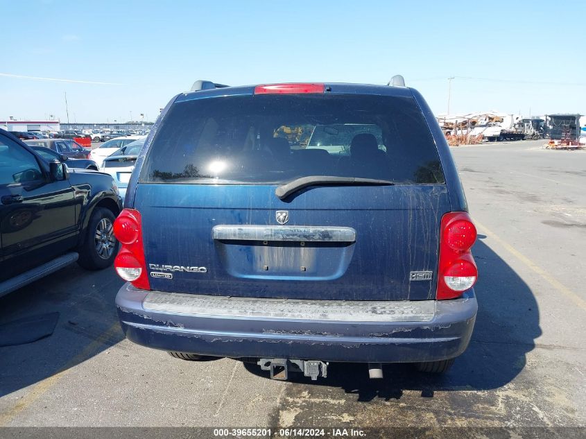 2005 Dodge Durango Limited VIN: 1D4HD58D95F518322 Lot: 39655201