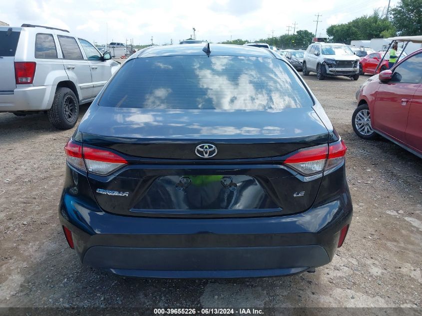 2020 Toyota Corolla Le VIN: 5YFEPRAE1LP078006 Lot: 39655226