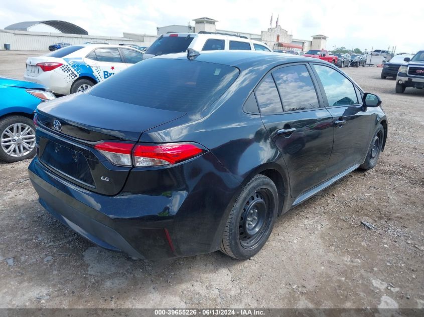 2020 Toyota Corolla Le VIN: 5YFEPRAE1LP078006 Lot: 39655226