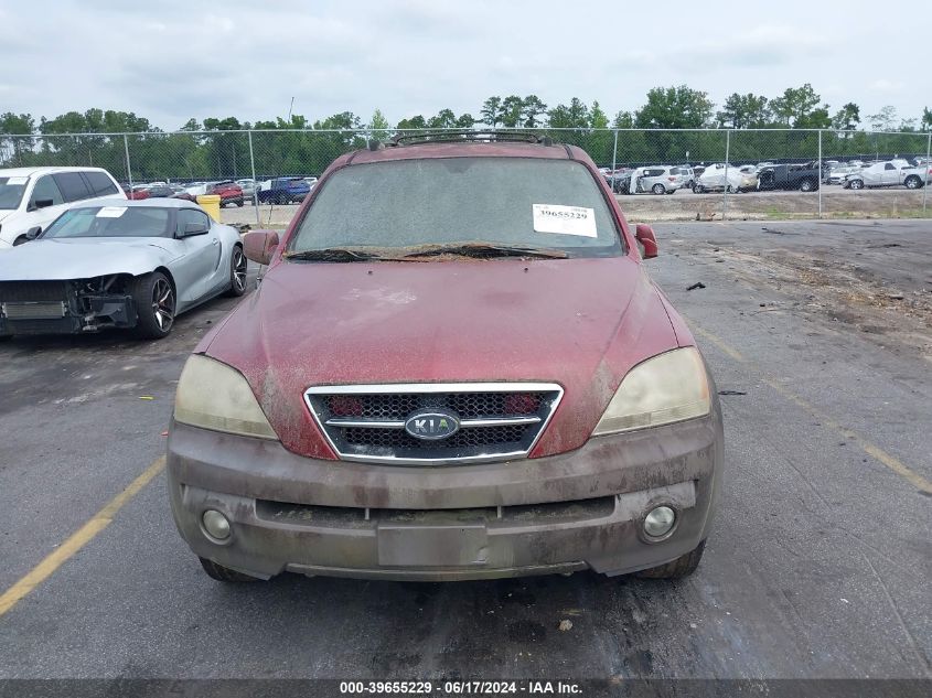 2003 Kia Sorento Ex/Lx VIN: KNDJD733335100110 Lot: 39655229