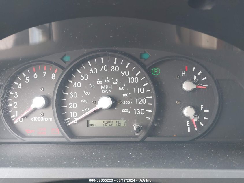 2003 Kia Sorento Ex/Lx VIN: KNDJD733335100110 Lot: 39655229