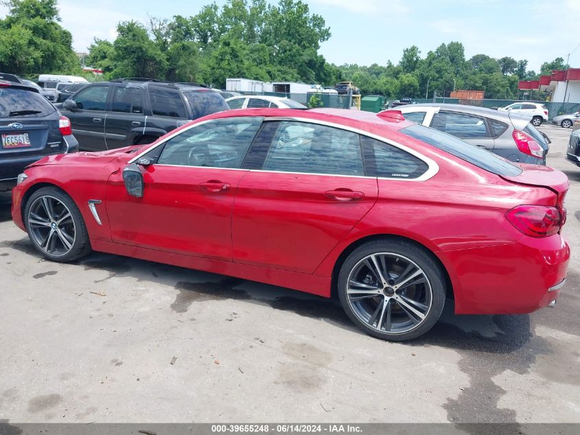 2019 BMW 430I Gran Coupe xDrive VIN: WBA4J3C55KBL07451 Lot: 39655248