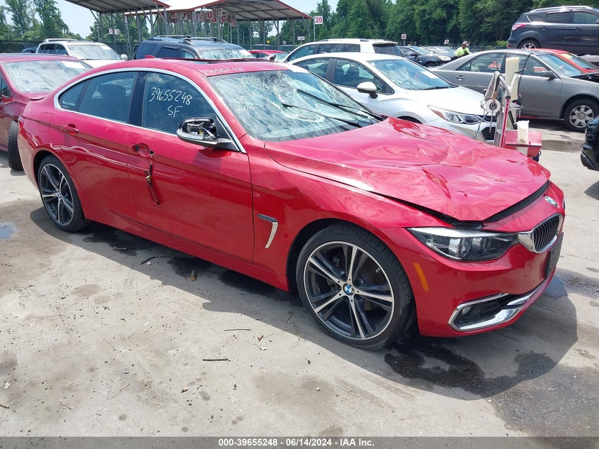 2019 BMW 430I Gran Coupe xDrive VIN: WBA4J3C55KBL07451 Lot: 39655248