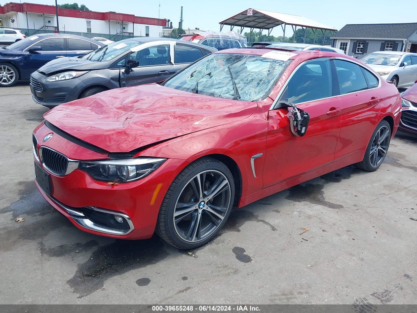 2019 BMW 430I Gran Coupe xDrive VIN: WBA4J3C55KBL07451 Lot: 39655248