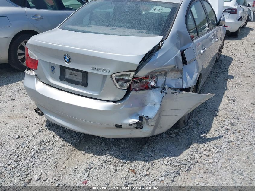 2006 BMW 325I VIN: WBAVB13576KX49434 Lot: 39655259