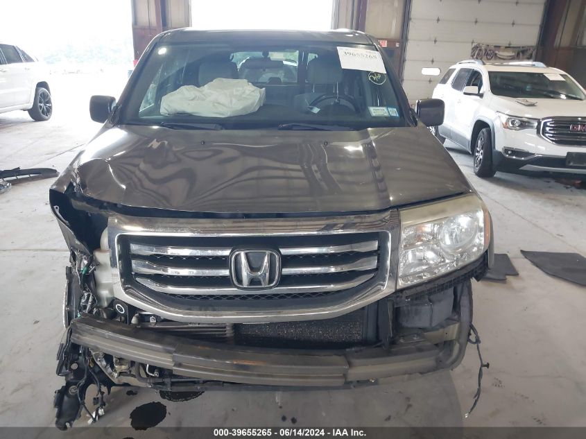 2014 Honda Pilot Ex VIN: 5FNYF4H45EB009530 Lot: 39655265