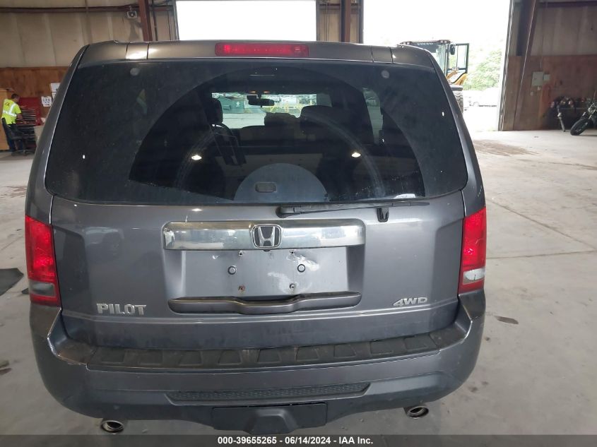 2014 Honda Pilot Ex VIN: 5FNYF4H45EB009530 Lot: 39655265