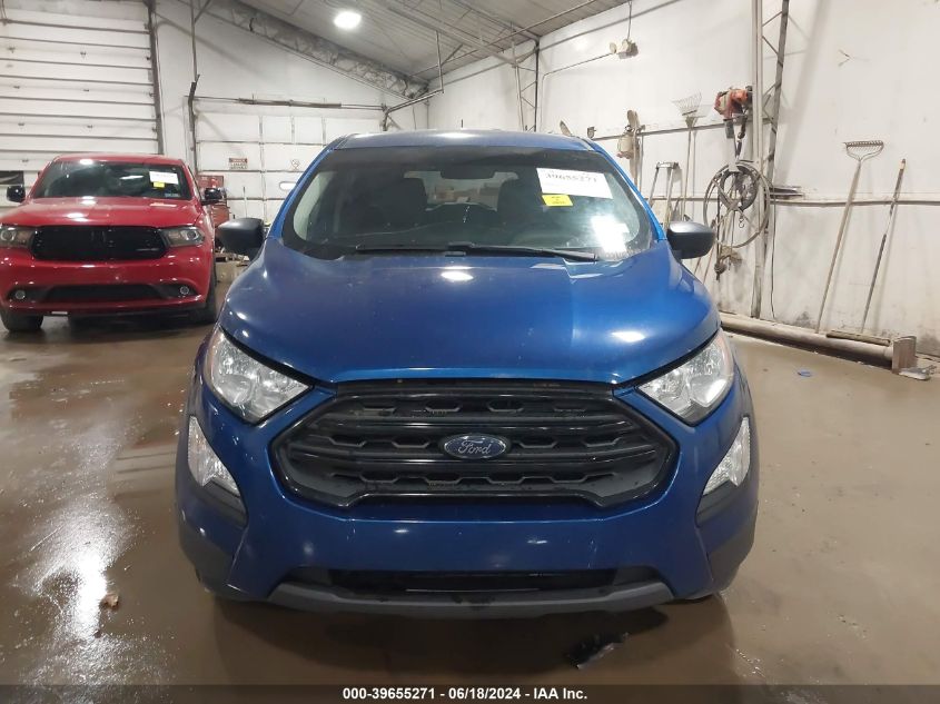 2021 Ford Ecosport S VIN: MAJ6S3FL7MC424647 Lot: 39655271