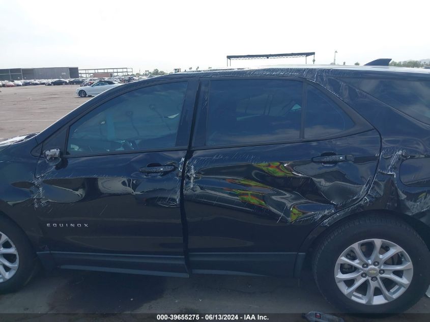 2018 Chevrolet Equinox Ls VIN: 3GNAXHEV0JL354440 Lot: 39655275