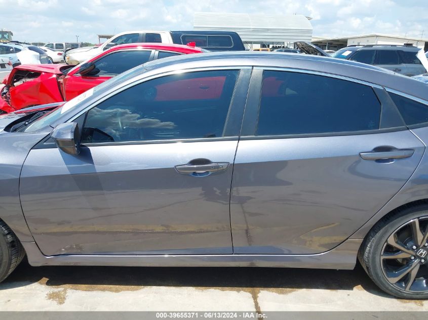 2020 Honda Civic Sport VIN: 2HGFC2F85LH592815 Lot: 39655371