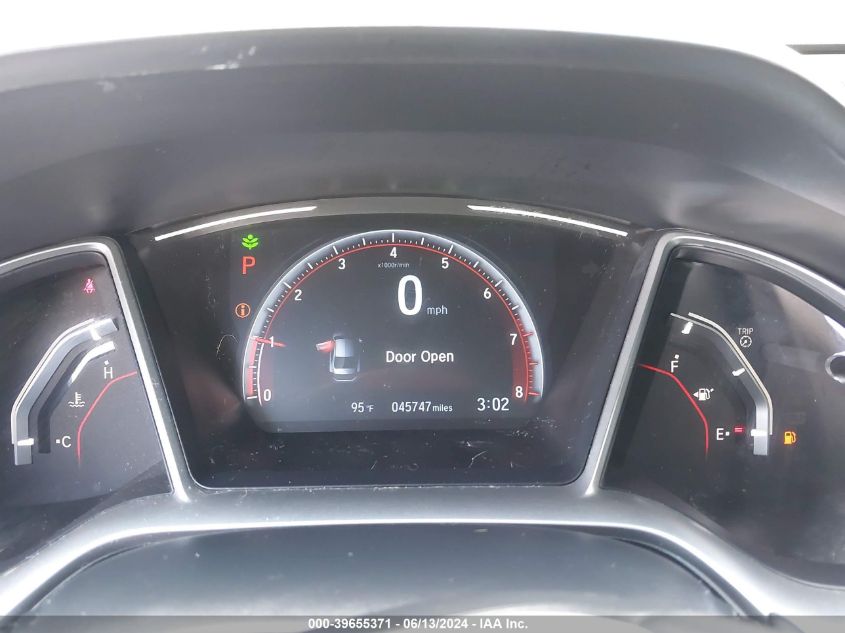 2020 Honda Civic Sport VIN: 2HGFC2F85LH592815 Lot: 39655371