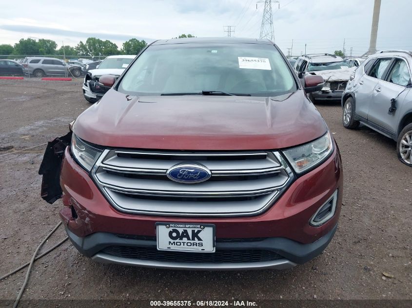 2016 Ford Edge Titanium VIN: 2FMPK4K85GBB44571 Lot: 39655375