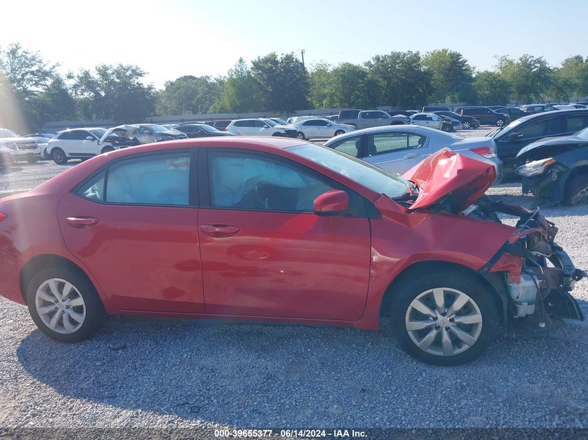 2017 Toyota Corolla Le VIN: 5YFBURHE1HP736836 Lot: 39655377