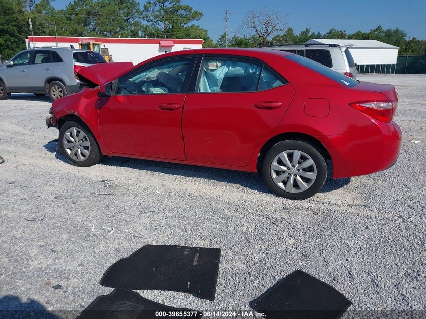 2017 Toyota Corolla Le VIN: 5YFBURHE1HP736836 Lot: 39655377