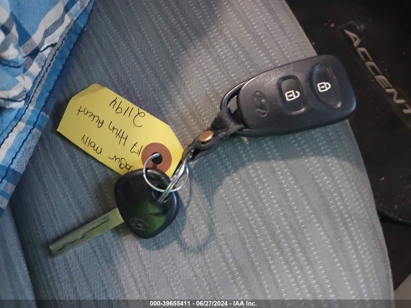 2017 Hyundai Accent Se VIN: KMHCT4AE3HU376794 Lot: 39655411