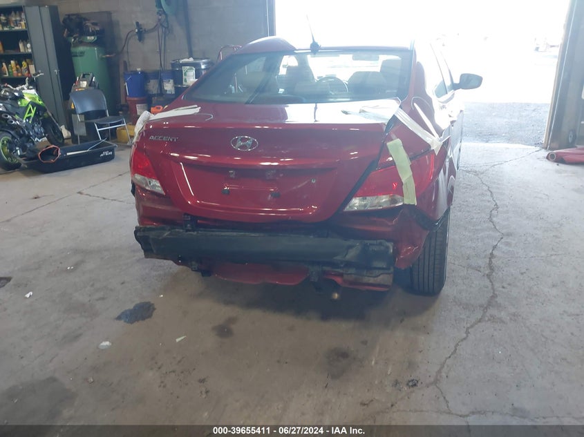 2017 Hyundai Accent Se VIN: KMHCT4AE3HU376794 Lot: 39655411