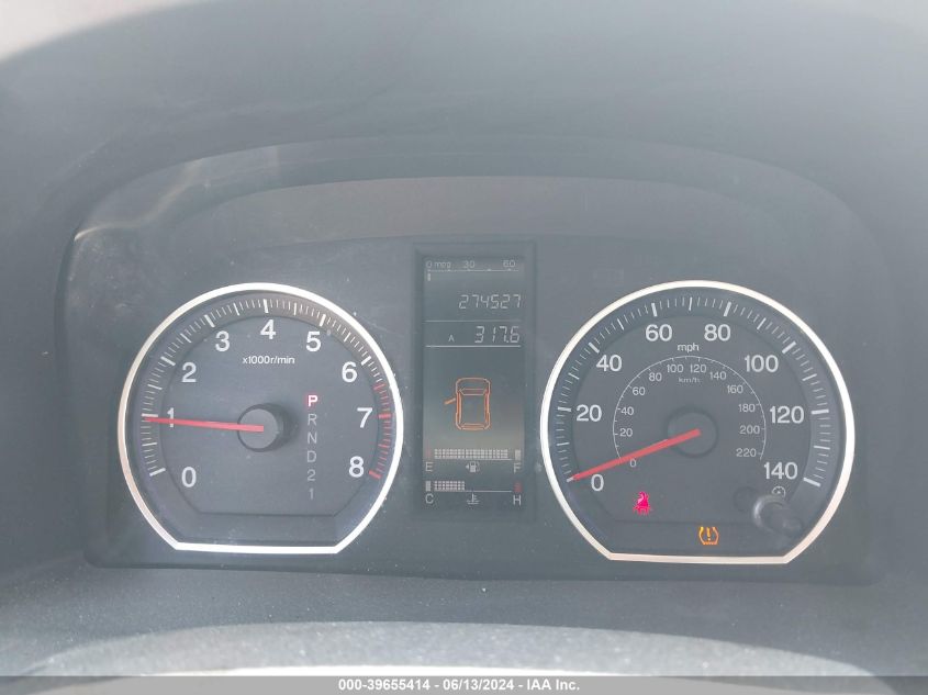 2008 Honda Cr-V Lx VIN: JHLRE48308C076782 Lot: 39655414