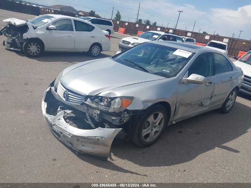 2005 Acura Rl 3.5 VIN: JH4KB16535C006052 Lot: 39655455