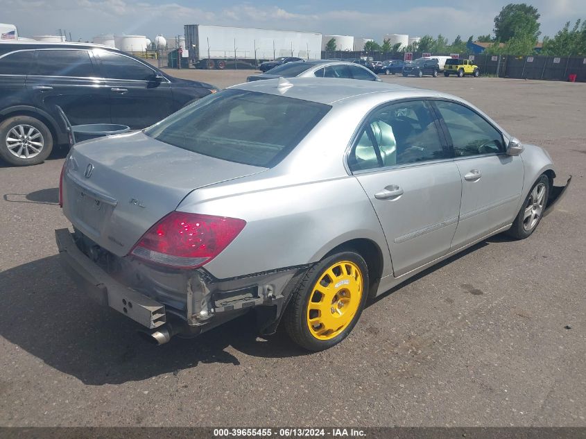 2005 Acura Rl 3.5 VIN: JH4KB16535C006052 Lot: 39655455