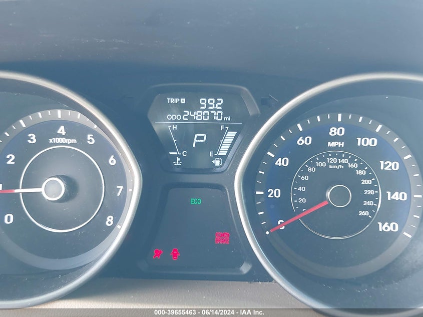 2013 Hyundai Elantra Gls VIN: 5NPDH4AE4DH453803 Lot: 39655463
