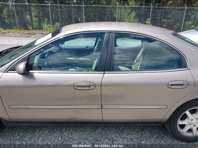 2002 Mercury Sable Gs VIN: 1MEFM50U02G639034 Lot: 39655487