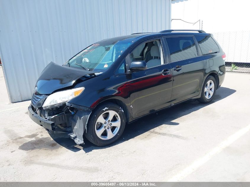 2014 Toyota Sienna Le V6 8 Passenger VIN: 5TDKK3DC5ES409298 Lot: 39655497