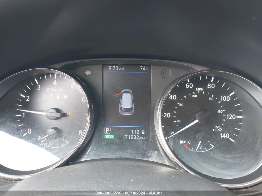 2019 Nissan Rogue Sv VIN: KNMAT2MVXKP558543 Lot: 39655510