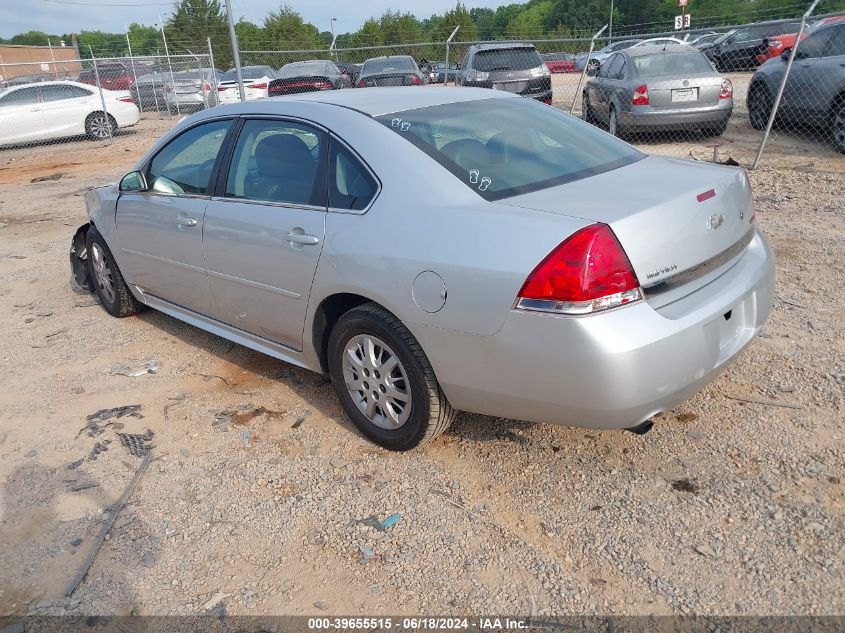 2011 Chevrolet Impala Police VIN: 2G1WD5EM8B1302627 Lot: 39655515