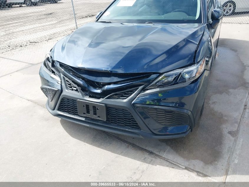 2021 Toyota Camry Se VIN: 4T1G11AK3MU605593 Lot: 39655533