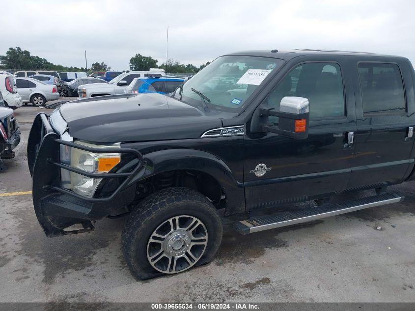 2014 Ford F-250 Lariat VIN: 1FT7W2BT5EEA96816 Lot: 39655534