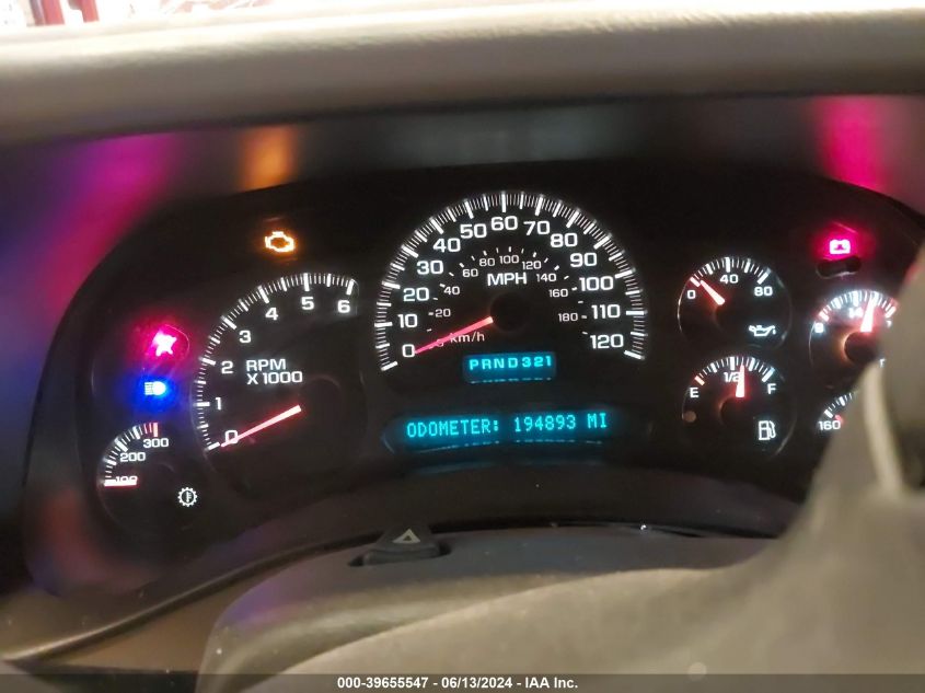 2003 GMC Sierra 1500Hd Sle/Slt VIN: 1GTGK13U13F116287 Lot: 39655547